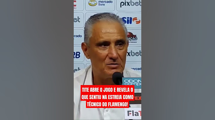 SURPREENDENTE: #TITE REVELA O QUE SENTIU NA ESTREIA COMO TÉCNICO DO #FLAMENGO, CONFIRA!