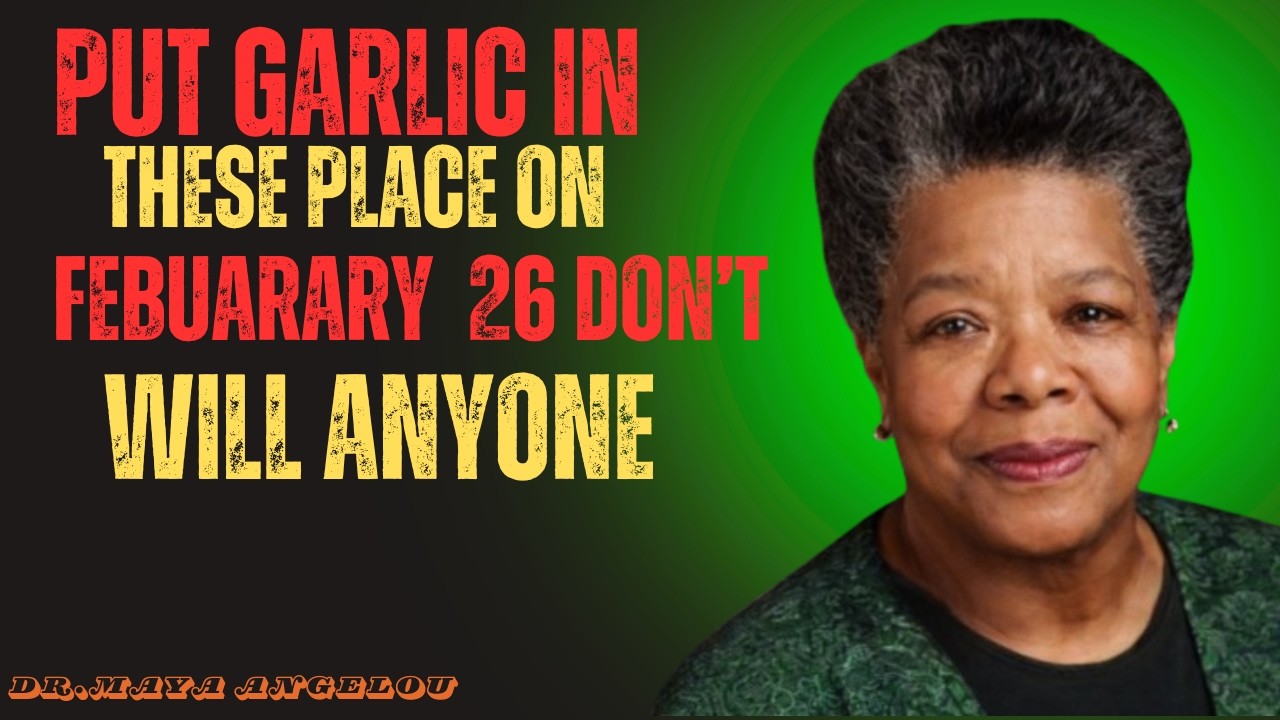 Place Garlic in This Spot on February 26 and Watch God Work | Dr. Maya  Inspired Motivational Speech