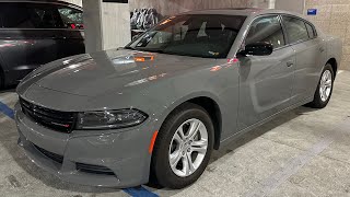 BUDGET AVIS Car Rental Selection at LAX - 3,900 mile Dodge Charger - New Car Rental Facility