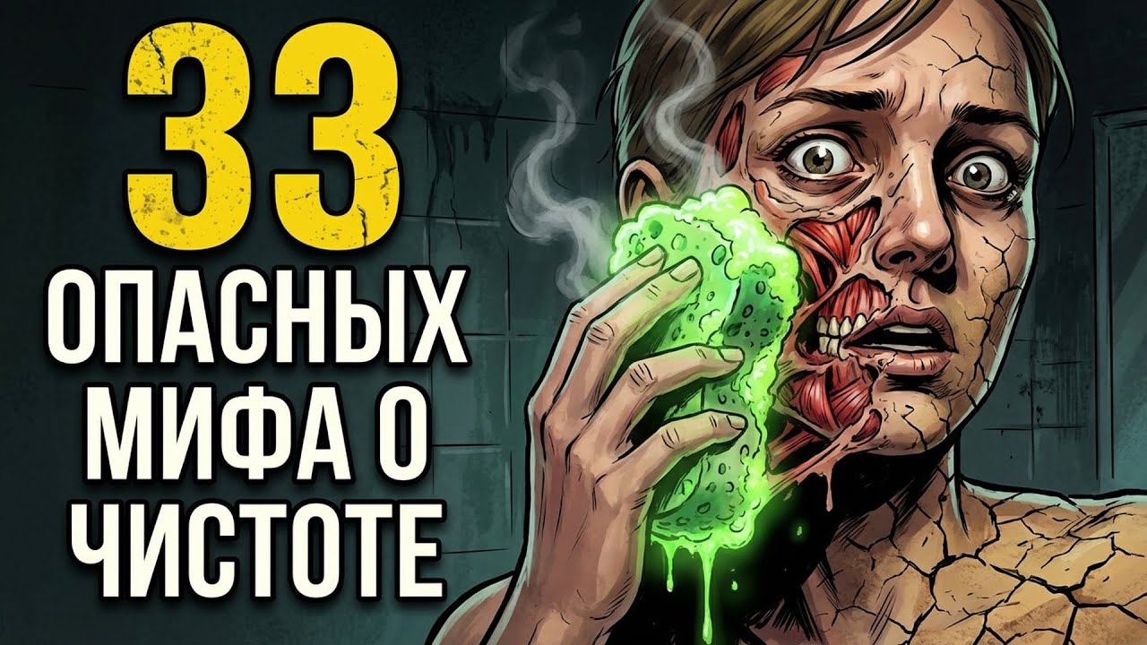 33 НАГЛЫХ МИФА о чистоте, которые РАЗРУШАЮТ ваш ИММУНИТЕТ