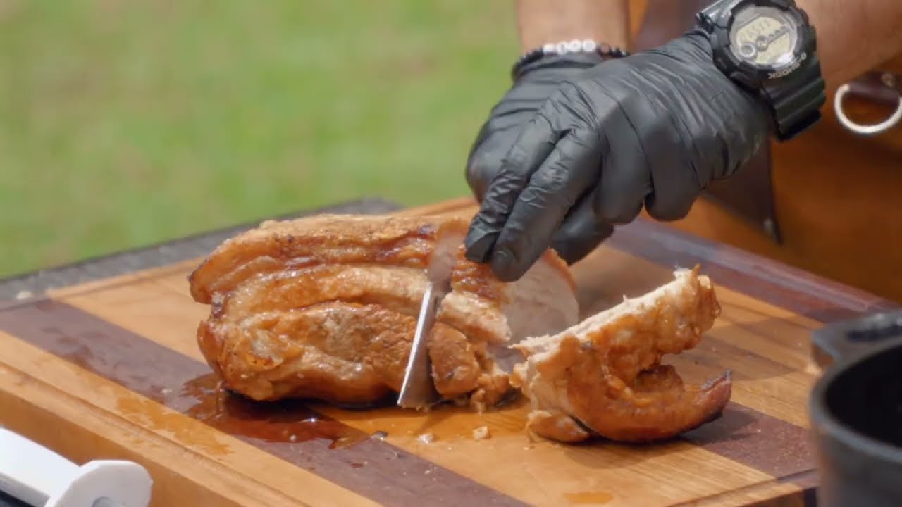 Receta Chicharrón crunchy en horno holandés de hierro fundido Victoria