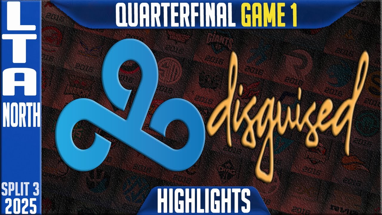 C9 vs DSG Game 1 Highlights | LTA North Quarterfinal Playoffs 2025 | Cloud9 vs Disguised