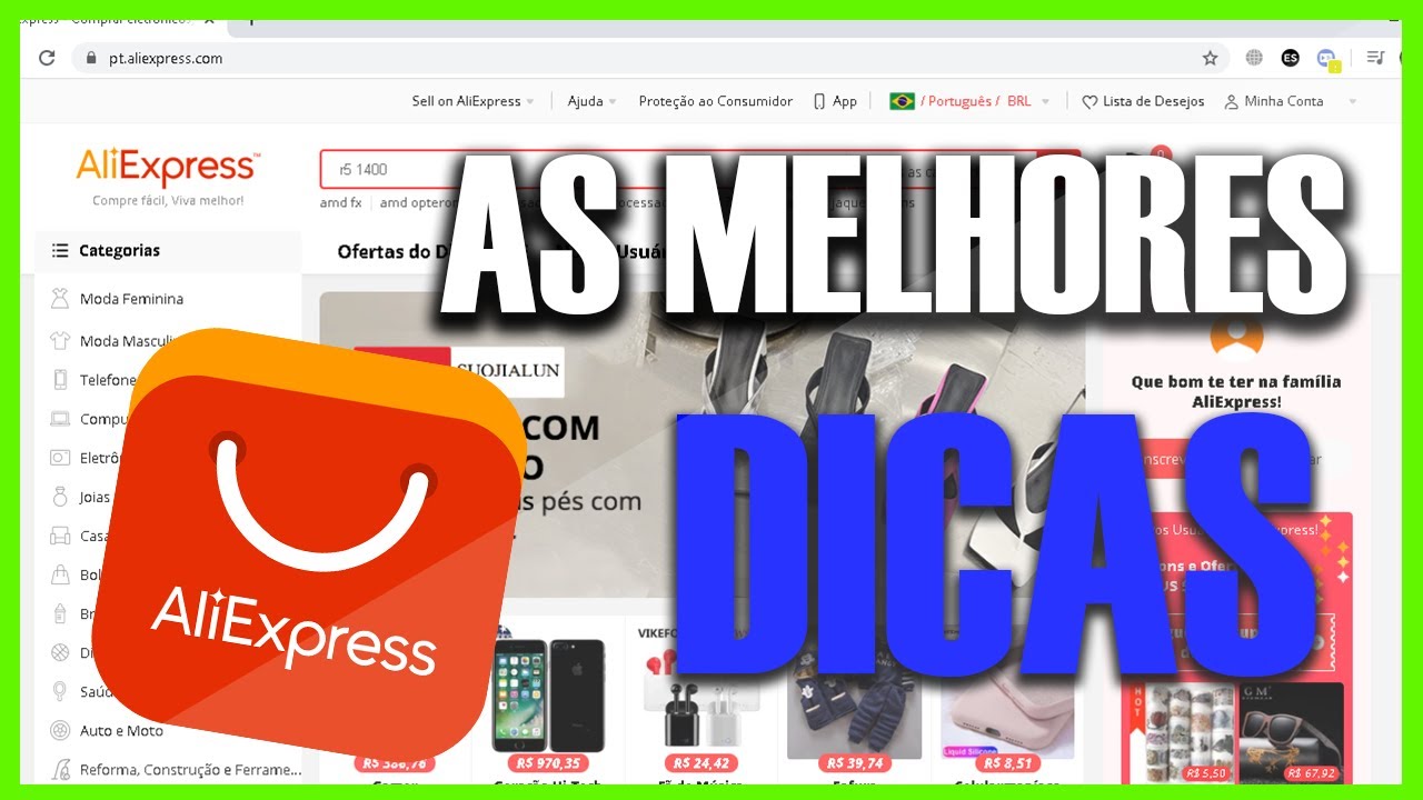 DICAS ESSENCIAIS Para COMPRAR Produtos No ALIEXPRESS EM 2021 YouTube