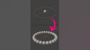 How to make a circular array in Blender #3d #blender3d #blender