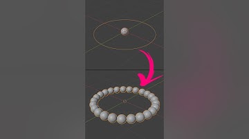 How to make a circular array in Blender #3d #blender3d #blender