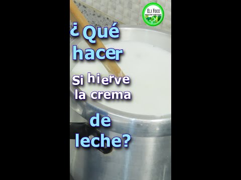 Vídeo: Què Fer Amb La Crema De Llet