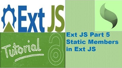 How to use Static Members in extjs classes