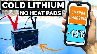 HOW TO charge LITHIUM below ZERO!