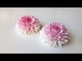 Хризантема из фоамирана, без шаблона. DIY/Foamiran chrysanthemum