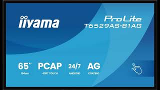 This 65 4K Interactive Display Is a WORKSPACE GAME CHANGER! | iiyama ProLite T6529AS-B1AG