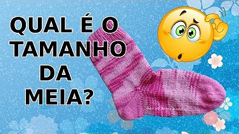 Como saber o tamanho de meia?