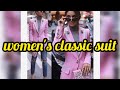 women's classic suit, fashion show