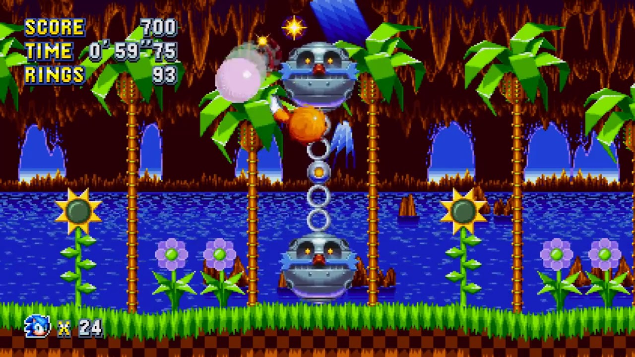 Playing as hyper sonic sonic mania hyper sonic mode youtube