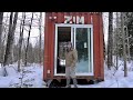 Wiring Exterior POWER on OUR OFF-GRID Shipping Container Cabin in the WOODS