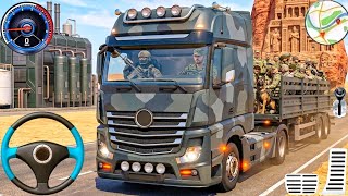 Game Mengemudi Truk Kargo Militer Off-road AS: Transportasi Truk Kargo Tentara 2026 - Gameplay An... screenshot 4