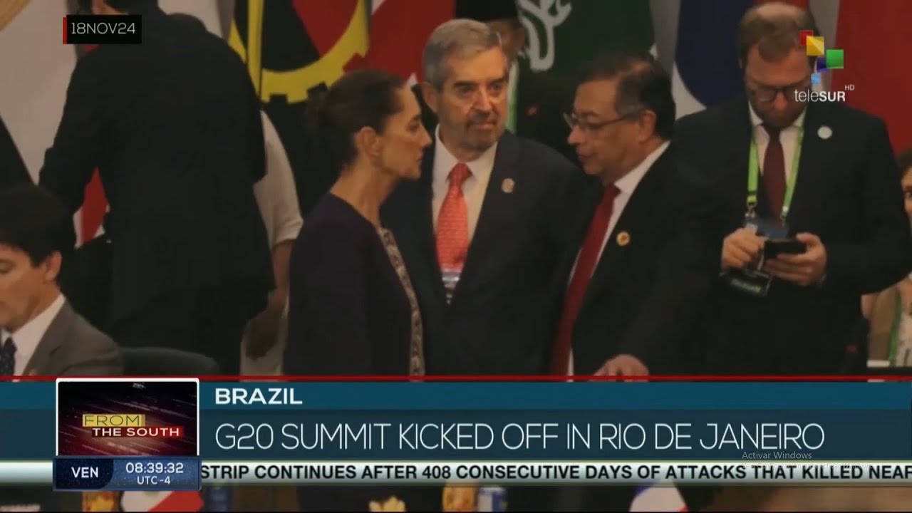 Brazil, G20 Summit kicked off in Rio de Janeiro - YouTube