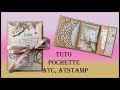 Tuto pochette happy mail pour atc et atstamp