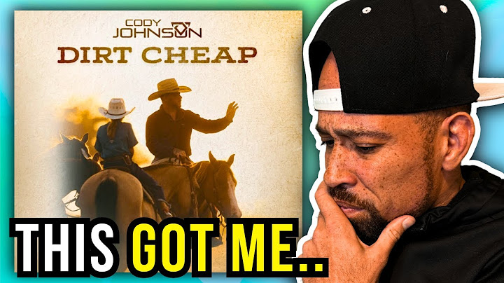 Rapper FIRST time REACTION to Cody Johnson - Dirt Cheap!! This got me...