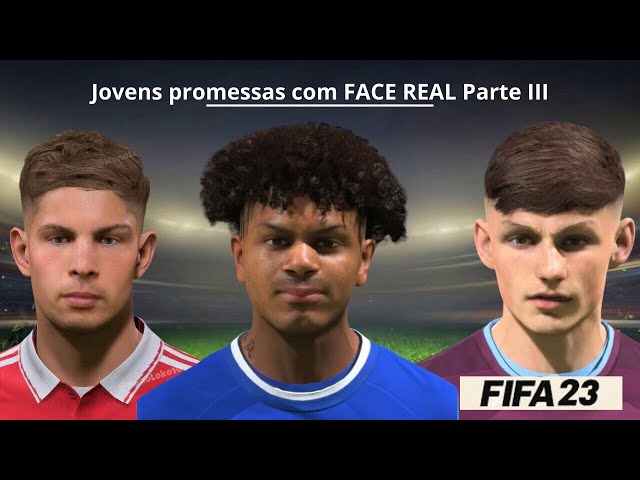 FIFA 23 - AS MELHORES PROMESSAS SUL-AMERICANAS COM FACE REAL PARA