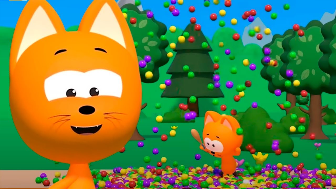 Котенок Котэ - Kote Kitty 🍦 Learn colors with Balloons and Surprise Eggs | बच्चों के लिए कार्टून