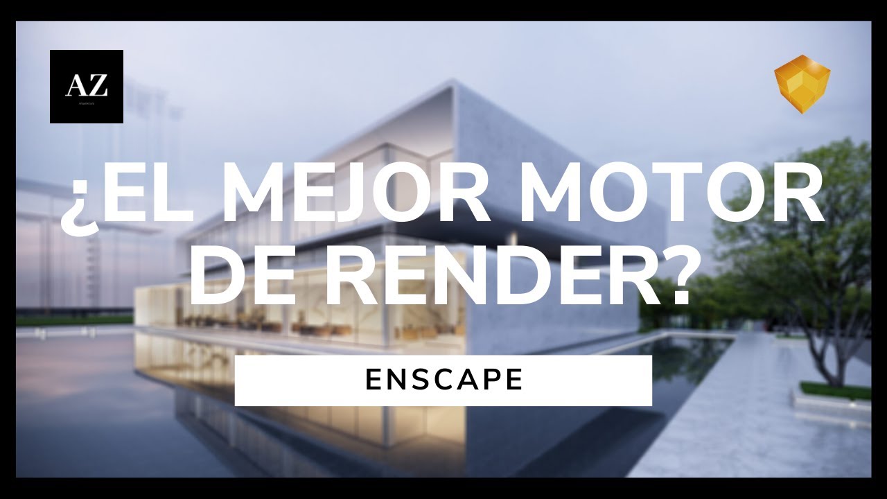 ¿EL MEJOR MOTOR DE RENDER? - ENSCAPE - YouTube