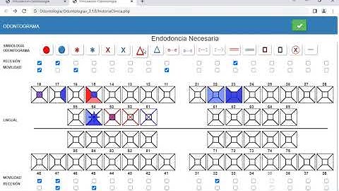 Sistema Odontológico - Odontograma (Demo)
