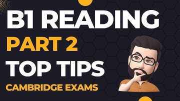 Cambridge Exams | PET B1 | Reading Part 2 | 2023