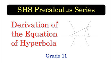 SHSPrecalc 1.57 Derivation of the Equation of Hyperbola