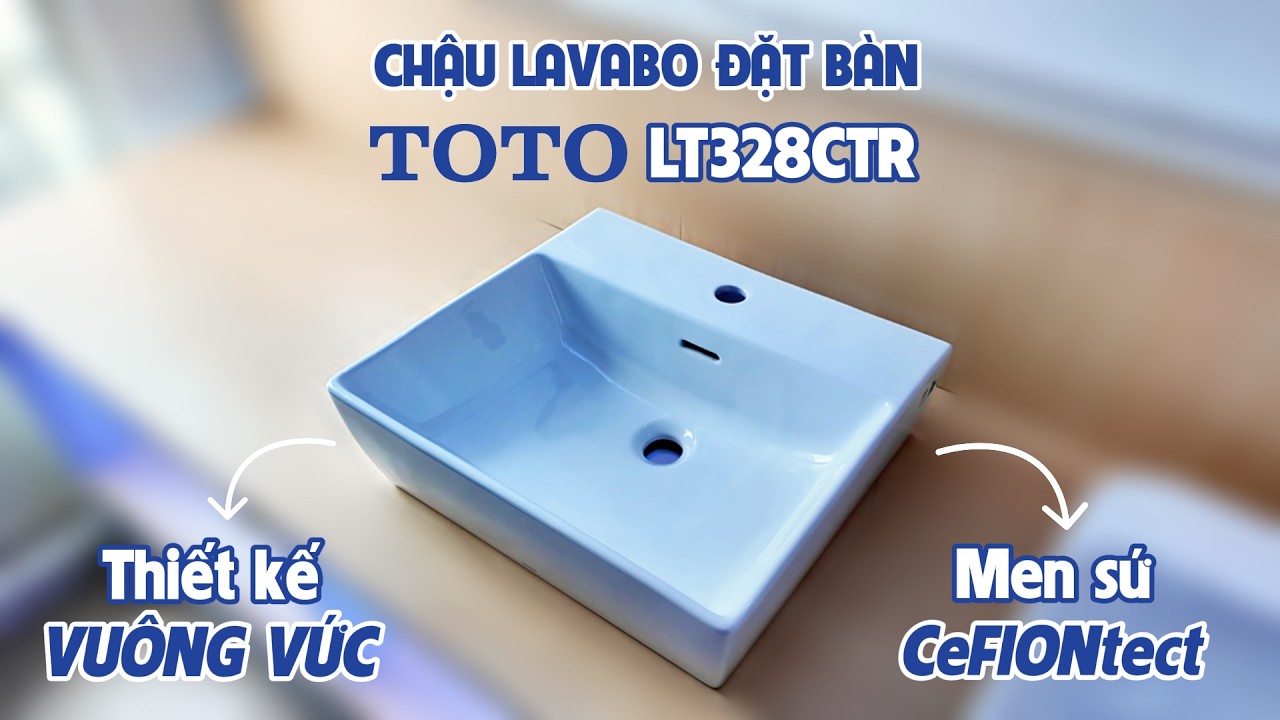 Chậu rửa lavabo đặt bàn TOTO LT328CTR