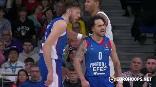 Shane Larkin (32 pts, 9 ast) Minutes All-time record (53:11) 🎯 Real Madrid - Anadolu Efes 130-126