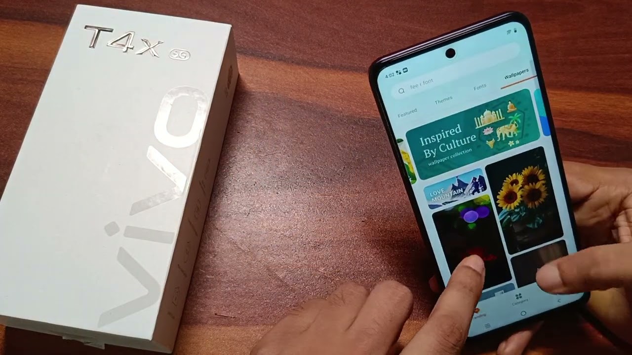 Vivo T4x 5G me new themes and wallpaper download kaise karen