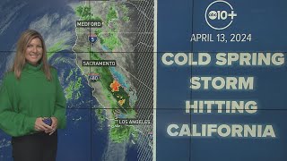 California Weather: Temperatures drop over 25 degrees with cold spring storm