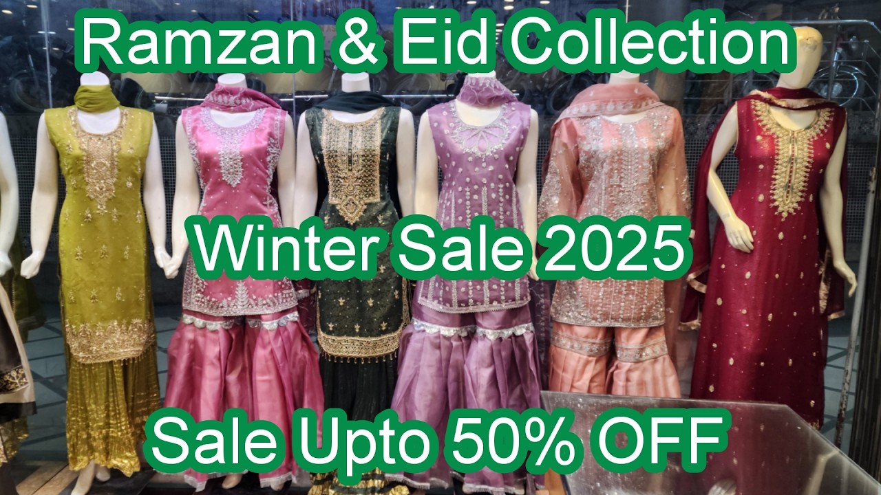 Winter Sale 2025 🥳 Top Ramzan and Eid Collection | Party Wear Dresses for Women at Millennium Mall