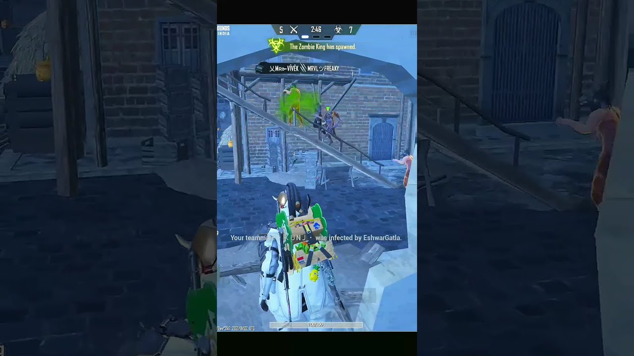 zombies always op in infection mode 😰😂  BGMI & Pubg Mobile | [