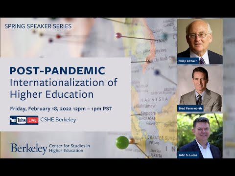 Post-Pandemic Internationalization of Higher Education