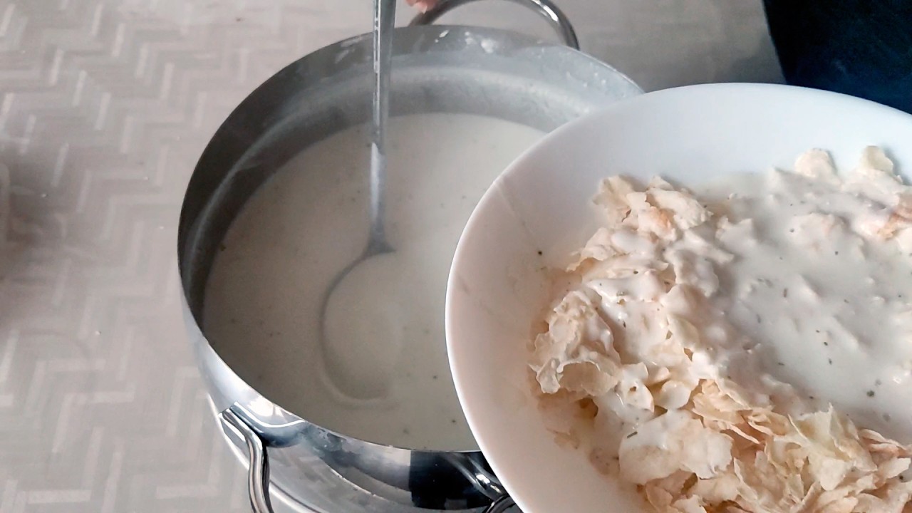 Суп с процеженным мацуном (Пскатан, Pskatan)