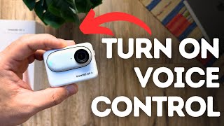 How to Turn On Voice Control on Insta360 Go3?
