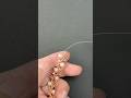 コットンパールで作るブレスレット/Bracelet made with cotton pearls