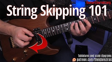 GC56 String skipping 101 + Phrgian Shred Lick