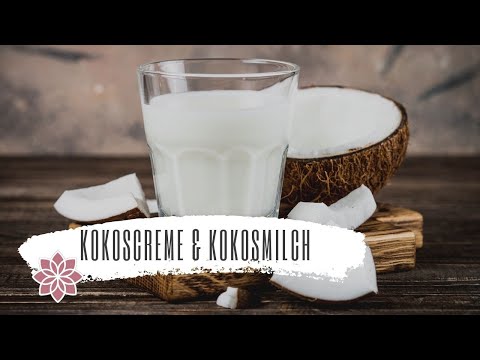 Video: Unterschied Zwischen Kokosmilch Und Kokoscreme