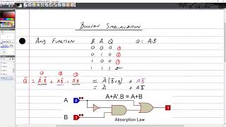 CSL 4 - Boolean Simplification - Complement and Absorption Laws