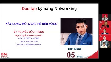 Xây dựng mối quan hệ bền vững tại BNI Flight chapter - Mr. Nguyễn Đức Trung CEO Công ty XD S.HOME