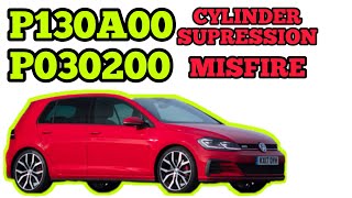 Volkswagen P030200 P130A00 Cylinder SUPRESSION Misfire How To Fix It DIY