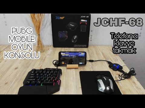 PUBG MOBİLE OYUN KONSOLU - JCHF 68 TELEFONA KLAVYE VE FARE TAKTIK