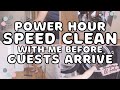 Speed Clean With Me Before Guests Arrive | Power Hour Speed Cleaning For Visitors | Mummy Of Four UK