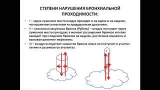 Бронхообструктивный синдром, синдром повышенной воздушности легочной ткани (эмфизема)