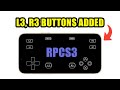 Finally L3 and R3 Buttons Have Been Added | RPCS3 New Build Version