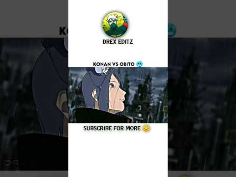 Obito Konan Anime Naruto One Of The Coldest Fight In Naruto 