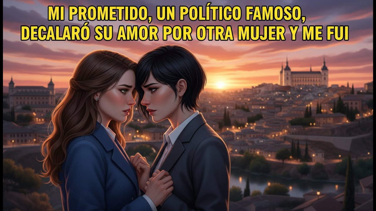 Mi prometida, una política famosa, le declaró su amor a otra mujer y yo me alejé.