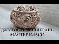 Мастер класс - шкатулка в технике Джутовая филигрань/ Jute craft/ изделия из джута/© 2019г